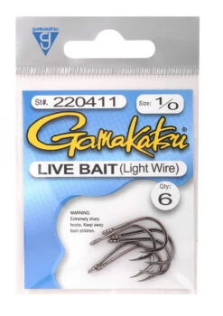 Gamakatsu Live Bait (Light Wire)