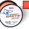 Zebco Ø 0,25mm Great White™ Braid L: 1000m 12,00kg / 27lbs Oranje