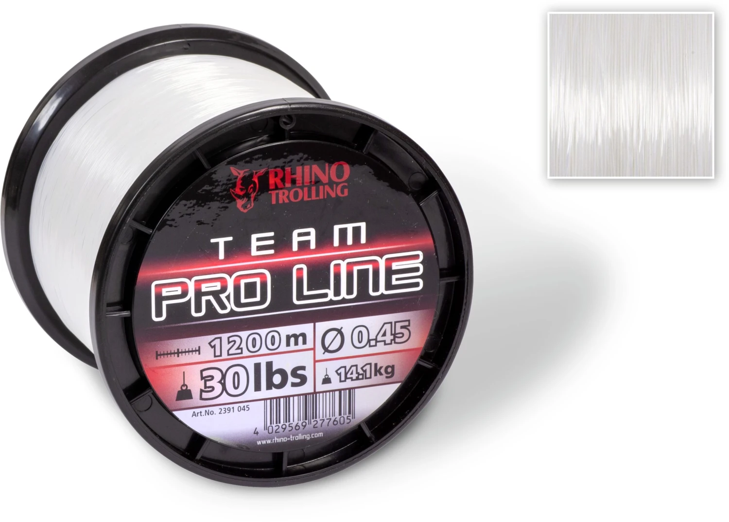 Rhino Ø 0,45mm Team Pro Line L: 1200m 14,1kg / 30lbs Transparant