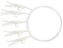 Zebco #10 Z-Sea Holografix Haringonderlijn Natural Fish Skin 5kg L: 1,40m Ø: 0,25mm Hoofdlijn Ø: 0,30mm