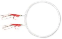 Zebco #10 Z-Sea Holografix Haringonderlijn Red Fish Skin 5kg L: 1,00m Ø: 0,25mm Hoofdlijn Ø: 0,30mm