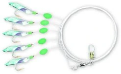 Zebco #1/0 Z-Sea Makrel Rig Lumo Hook L: 150cm Ø: 0,50mm Hoofdlijn Ø: 0,70mm