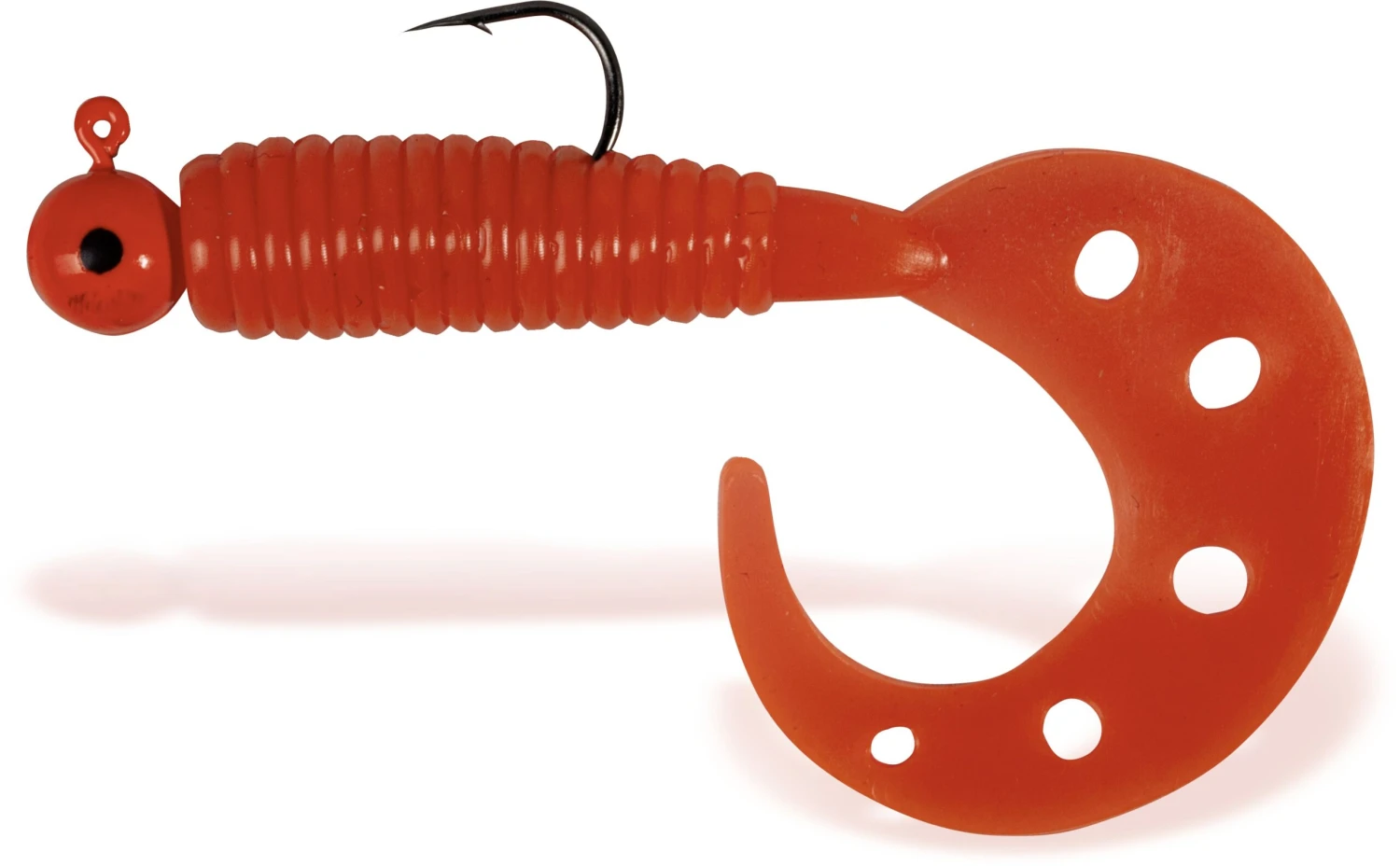 Rhino 15g 7cm Twister Rigged Japan Red #3/0
