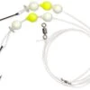 Zebco #1 Flatty Wishbone Rig 14kg L: 0,50m Ø: 0,45mm Hoofdlijn Ø: 0,45mm Glow-yellow
