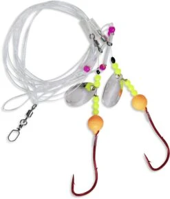 Zebco #1/0 Z-Sea Flatty Rig 8 L: 120cm Ø: 0,40mm Hoofdlijn Ø: 0,70mm