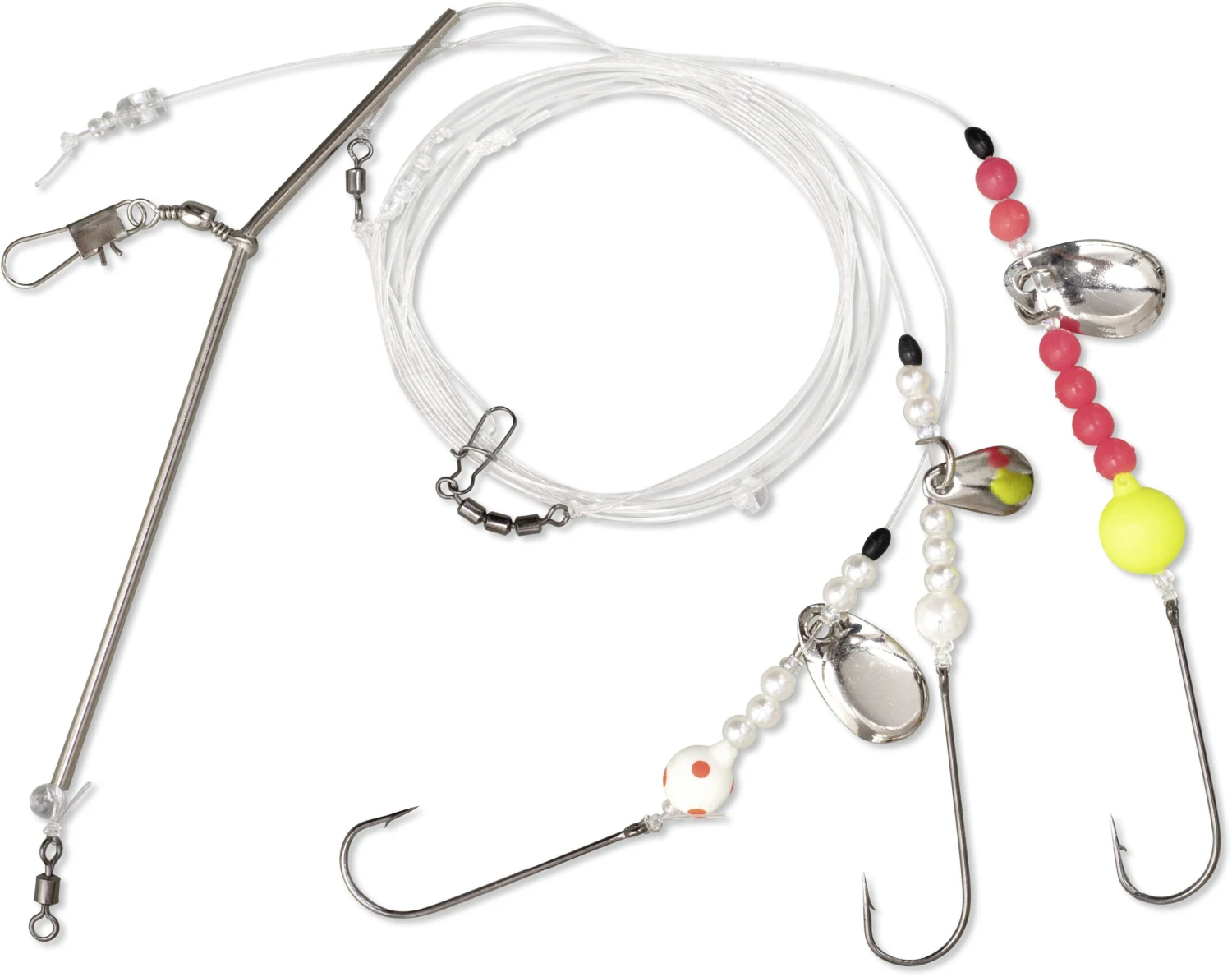 Zebco #1 Z-Sea Flatty Boat Rig 2 L: 1,55m Ø: 0,40mm Hoofdlijn Ø: 0,60mm